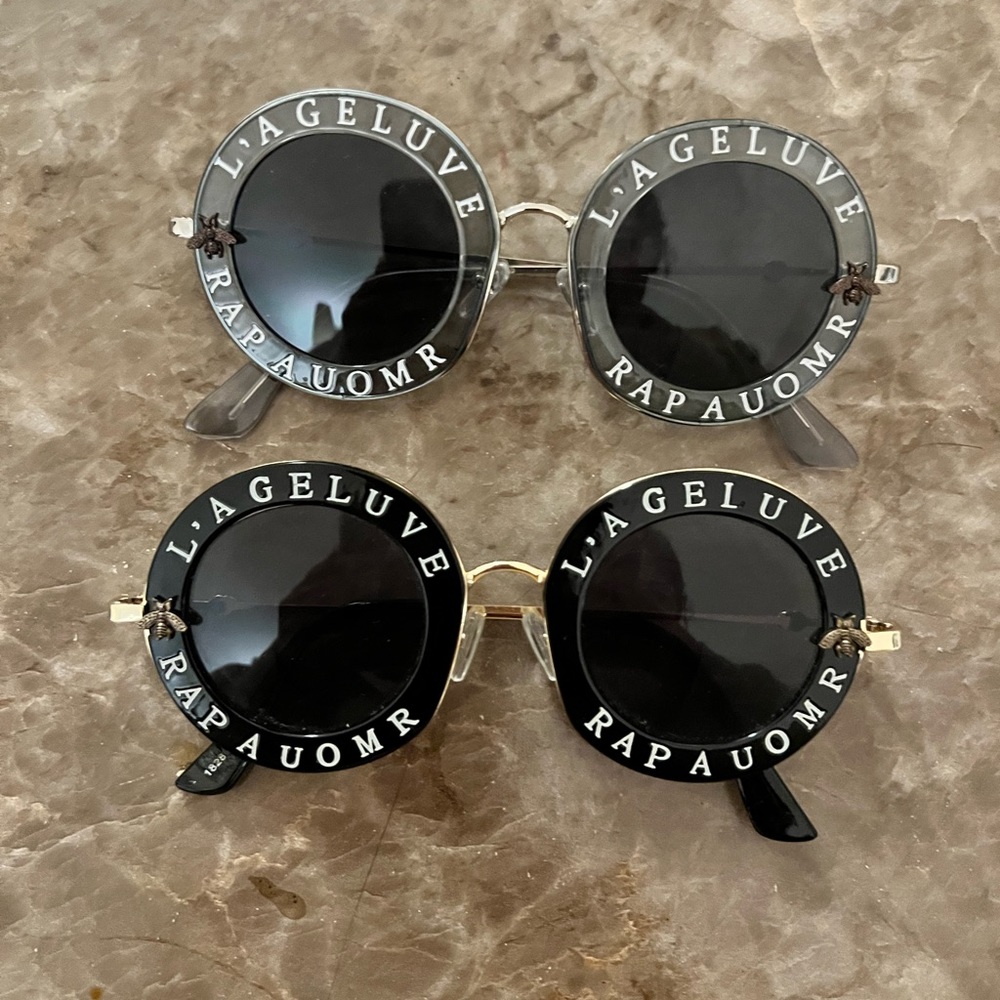 Lot of 2 round sunglasses